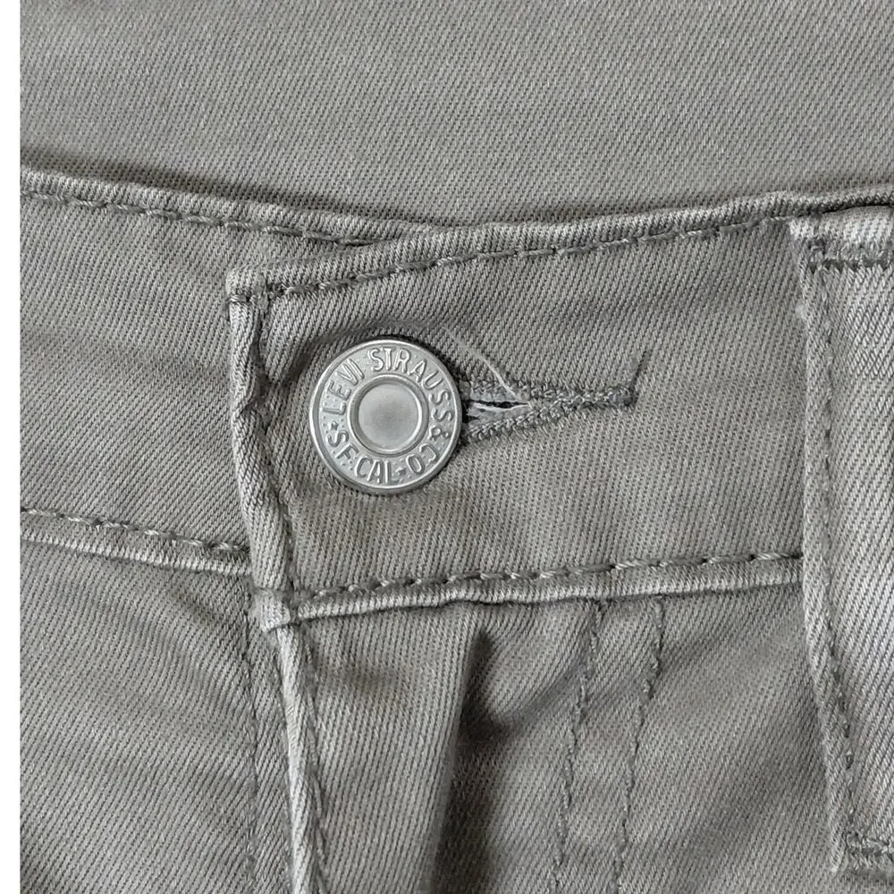 Levi's 511 Gray Straight Leg Slim Fit Jeans Men Size W34 L32